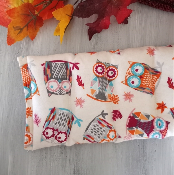 Microwavable Heating Pad Autumn Owls Heat Pack - Picture 2 of 7